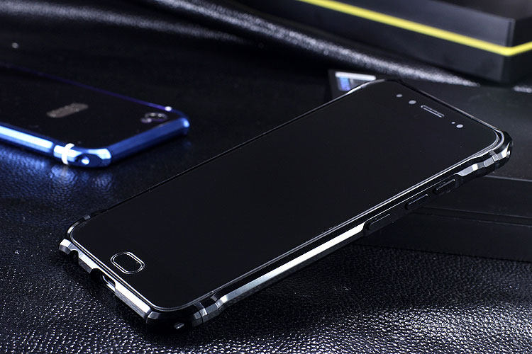 iy Rainbow Aluminum Metal Bumper Dazzle PC Back Cover Case for vivo X9s & vivo X9s Plus