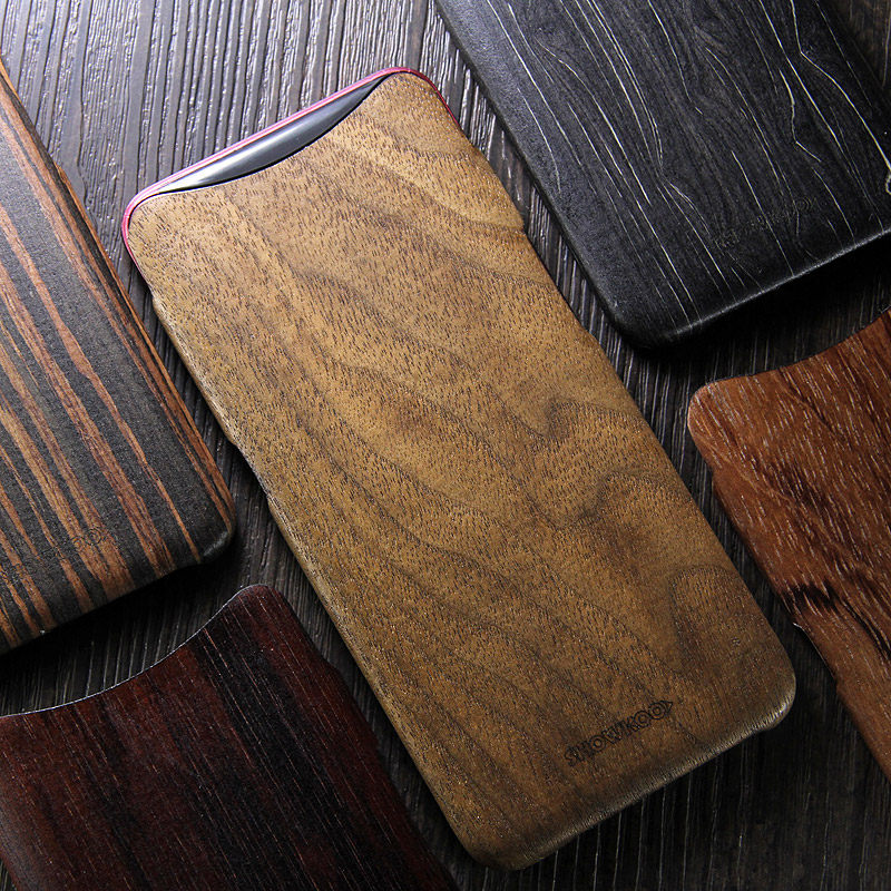 SHOWKOO Kevlar Natural Wood Ultra Slim Case Cover for OPPO Find X