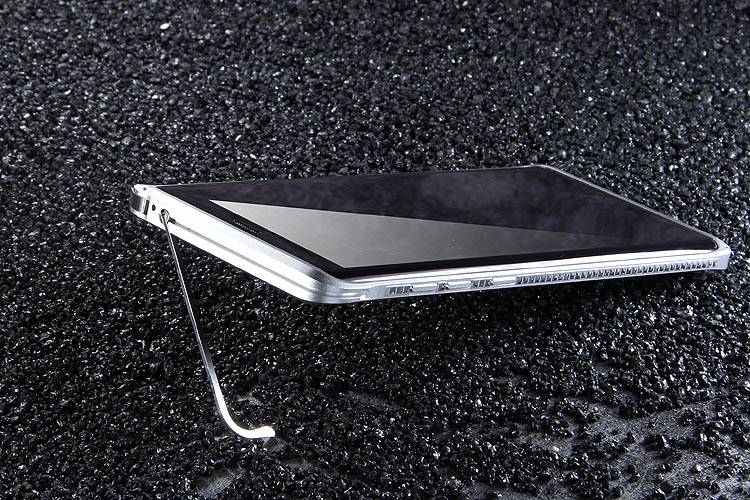 iMatch Slim Light Aluminum Metal Shockproof Bumper Case with Kickstand for Samsung Galaxy Note 8