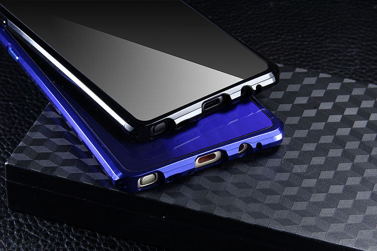 iy Rainbow Aluminum Metal Bumper Dazzle PC Back Cover Case for Samsung Galaxy Note 8