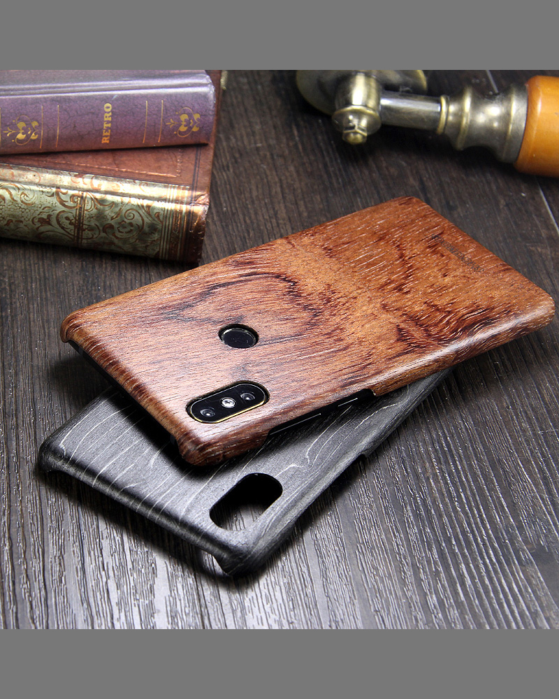 SHOWKOO Kevlar Natural Wood Ultra Slim Case Cover for Xiaomi Mi MIX 2S