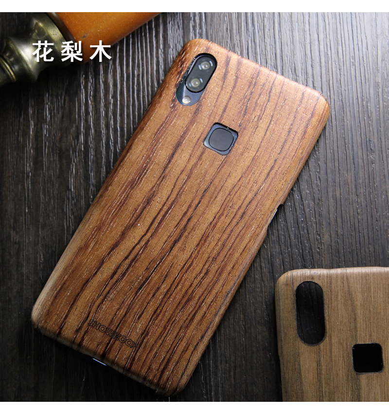 SHOWKOO Kevlar Natural Wood Ultra Slim Case Cover for vivo NEX S & vivo NEX A