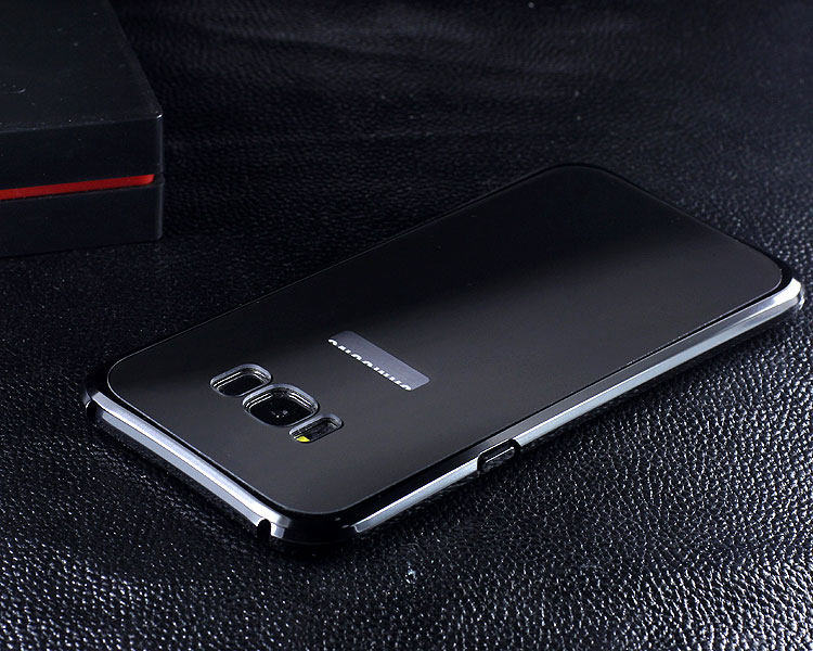 iy Rainbow Aluminum Metal Bumper Dazzle PC Back Cover Case for Samsung Galaxy S8 Plus & Galaxy S8