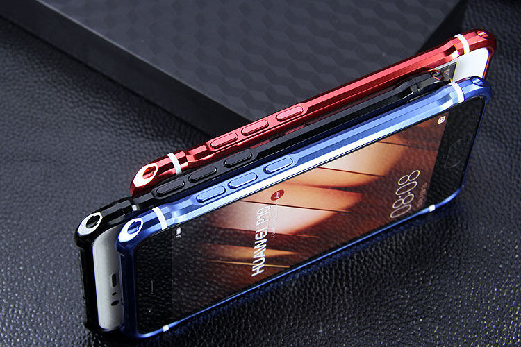 iy Rainbow Aluminum Metal Bumper Dazzle PC Back Cover Case for Huawei P10 Plus & Huawei P10