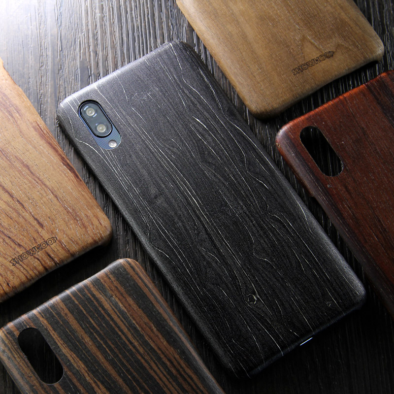 SHOWKOO Kevlar Natural Wood Ultra Slim Case Cover for vivo NEX S & vivo NEX A