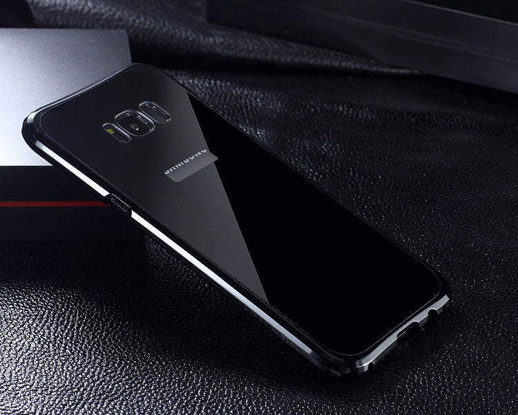 iy Rainbow Aluminum Metal Bumper Dazzle PC Back Cover Case for Samsung Galaxy S8 Plus & Galaxy S8