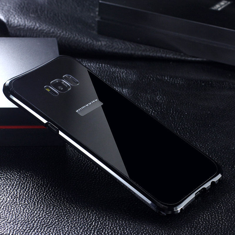 iy Rainbow Aluminum Metal Bumper Dazzle PC Back Cover Case for Samsung Galaxy S8 Plus & Galaxy S8