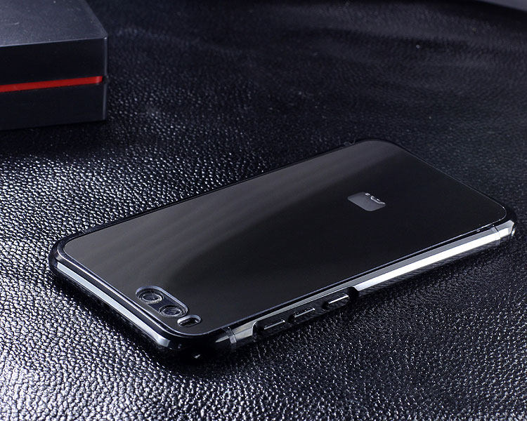 iy Rainbow Aluminum Metal Bumper Dazzle PC Back Cover Case for Xiaomi Mi 6