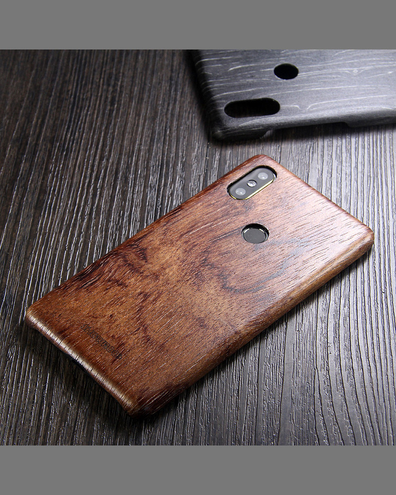 SHOWKOO Kevlar Natural Wood Ultra Slim Case Cover for Xiaomi Mi MIX 2S