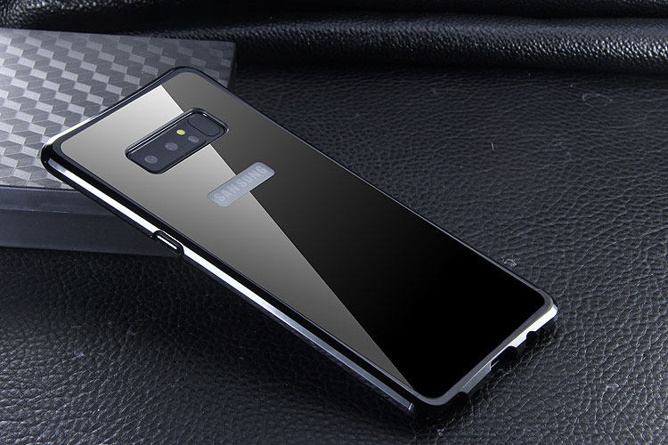 iy Rainbow Aluminum Metal Bumper Dazzle PC Back Cover Case for Samsung Galaxy Note 8