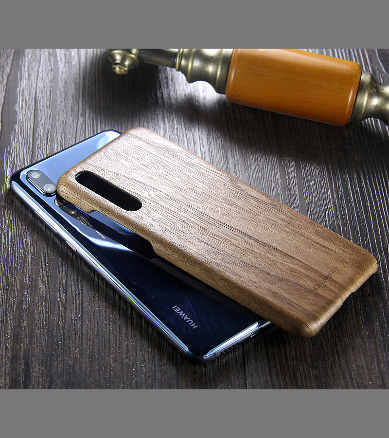 SHOWKOO Kevlar Natural Wood Ultra Slim Case Cover for Huawei P20 & Huawei P20 Pro