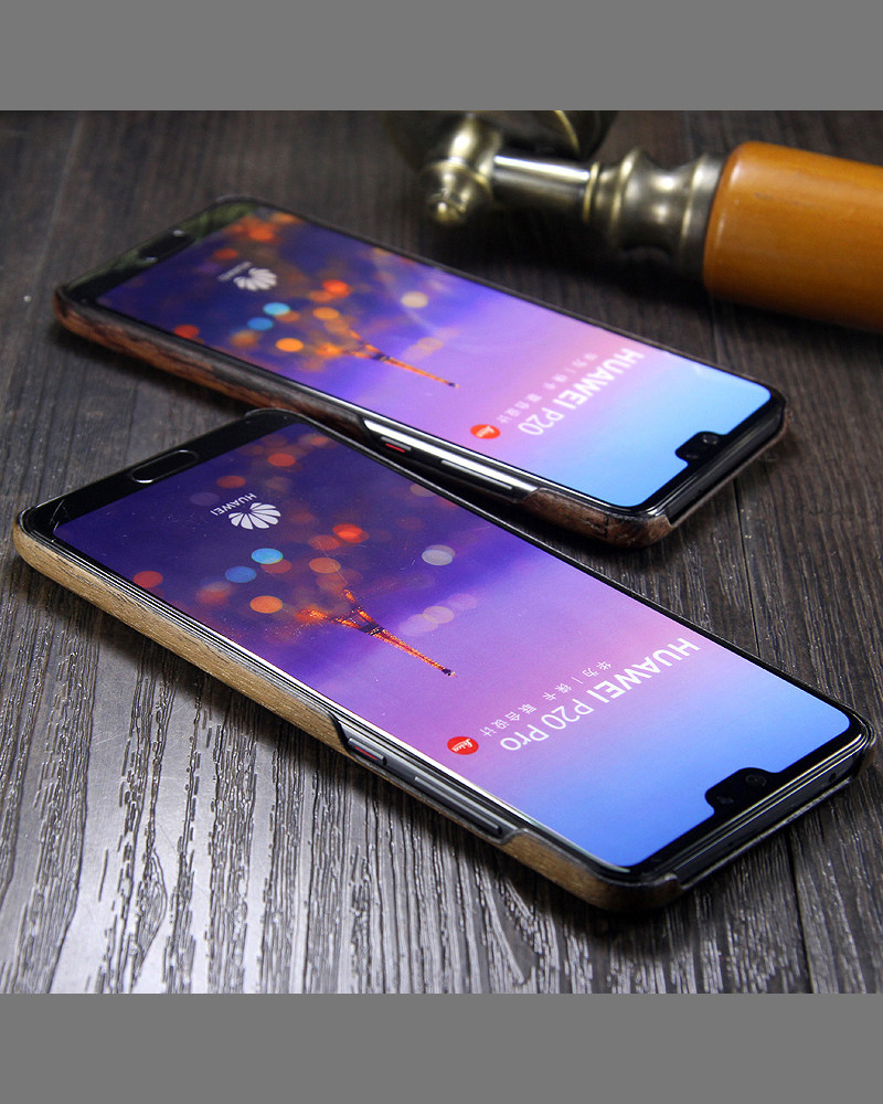 SHOWKOO Kevlar Natural Wood Ultra Slim Case Cover for Huawei P20 & Huawei P20 Pro