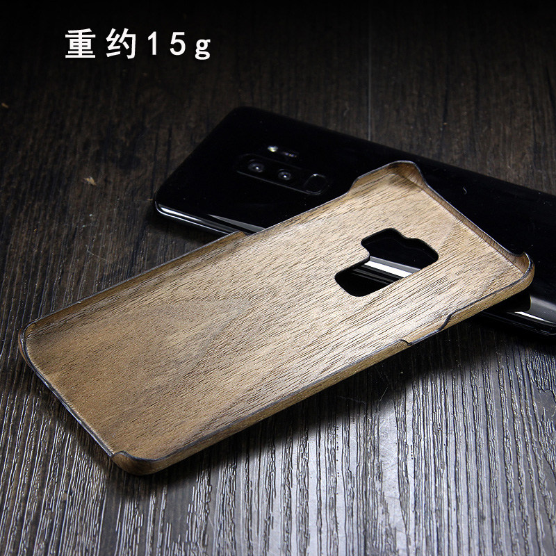 SHOWKOO Kevlar Natural Wood Ultra Slim Case Cover for Samsung Galaxy S9 Plus & Galaxy S9