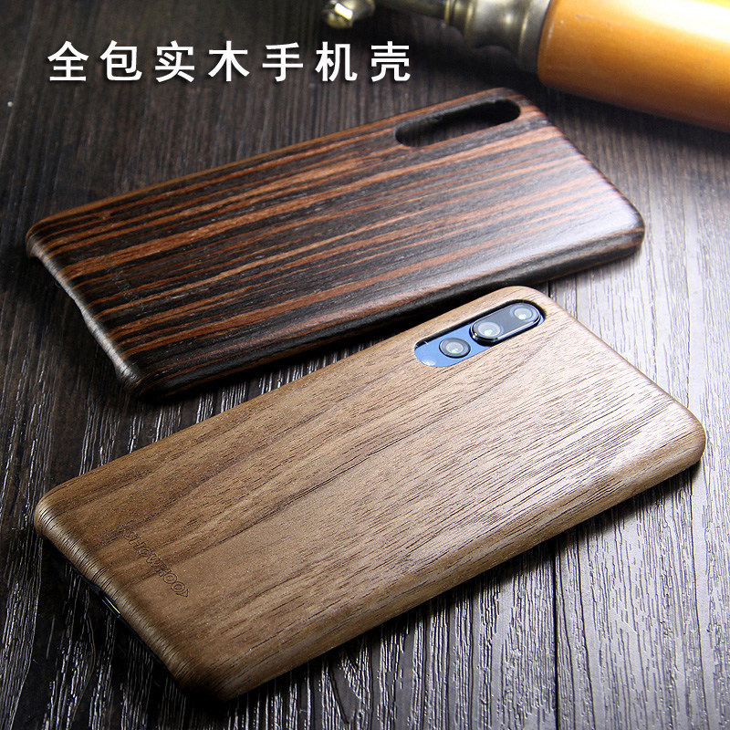 SHOWKOO Kevlar Natural Wood Ultra Slim Case Cover for Huawei P20 & Huawei P20 Pro