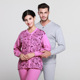 Mens bông trung niên cardigan già womens quần áo mùa thu tăng chất béo áo mùa thu đơn mảnh cardigan không quần