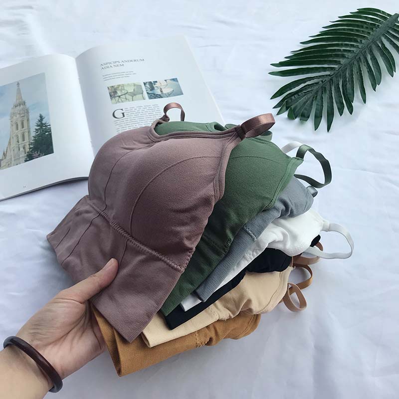 2021 Spring and Autumn New Seamless Condole Belt Beauty Back Shoulder Belt Chest Pad Wrapped Chest Interior Backing Traceless Strapless Underwear Women