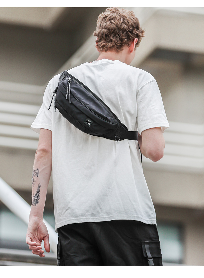Túi đeo chéo nam nhỏ nhẹ túi thủy triều thẻ vải túi ngực 2019 thời trang mới Messenger túi đeo lưng nữ thủy triều - Túi của con người ví mcm