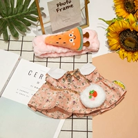 Повязка на голову, юбка, клубника