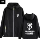 San Francisco Giants Giants Bóng chày Áo khoác cardigan Áo khoác nam và áo khoác nữ trùm đầu Quần áo mỏng - Đồng phục bóng chày