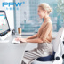 PPW mủ thở đệm ghế đệm ghế văn phòng sinh viên đẹp dưới ghế đệm mông pad dành cho nam giới và phụ nữ - Ghế đệm / đệm Sofa đệm ngồi ghế gỗ Ghế đệm / đệm Sofa