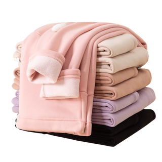 加绒加厚孕妇秋裤内穿高腰托腹保暖裤绒裤睡裤女打底棉毛裤冬衬裤