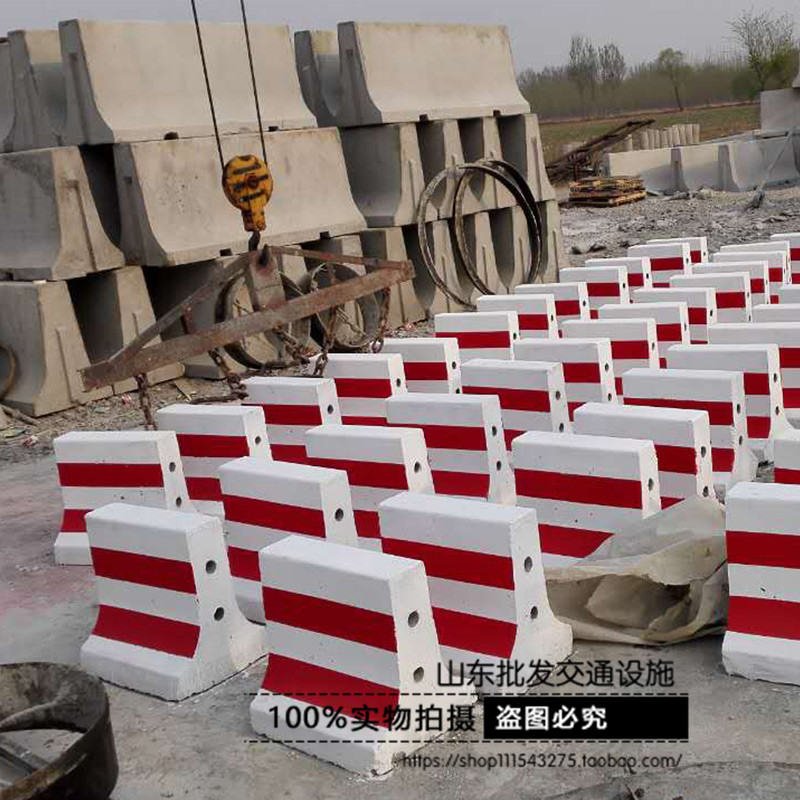 New Products Cement Isolation Pier Road Anticollision Pier Road Guard Caution Piers 500 by 500mm Red and White Black Yellow