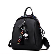Korean version 2021 new backpack womens fashion versatile casual Oxford canvas school bag womens travel small backpack