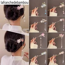 New Chinese-style horse-faced skirt hairpin for women high-end ancient style tassel hairpin updo hairpin temperament national style hair accessories