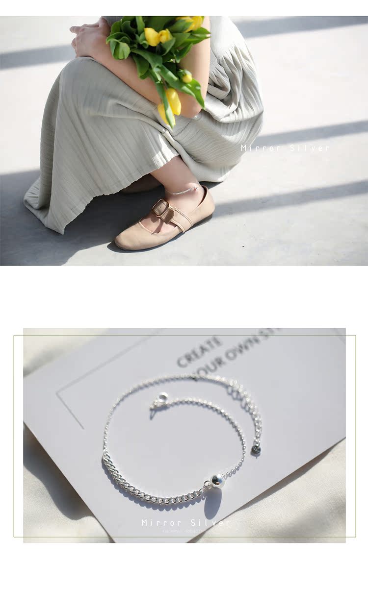 Chaine de cheville Femme en Argenterie - Ref 3104753 Image 17