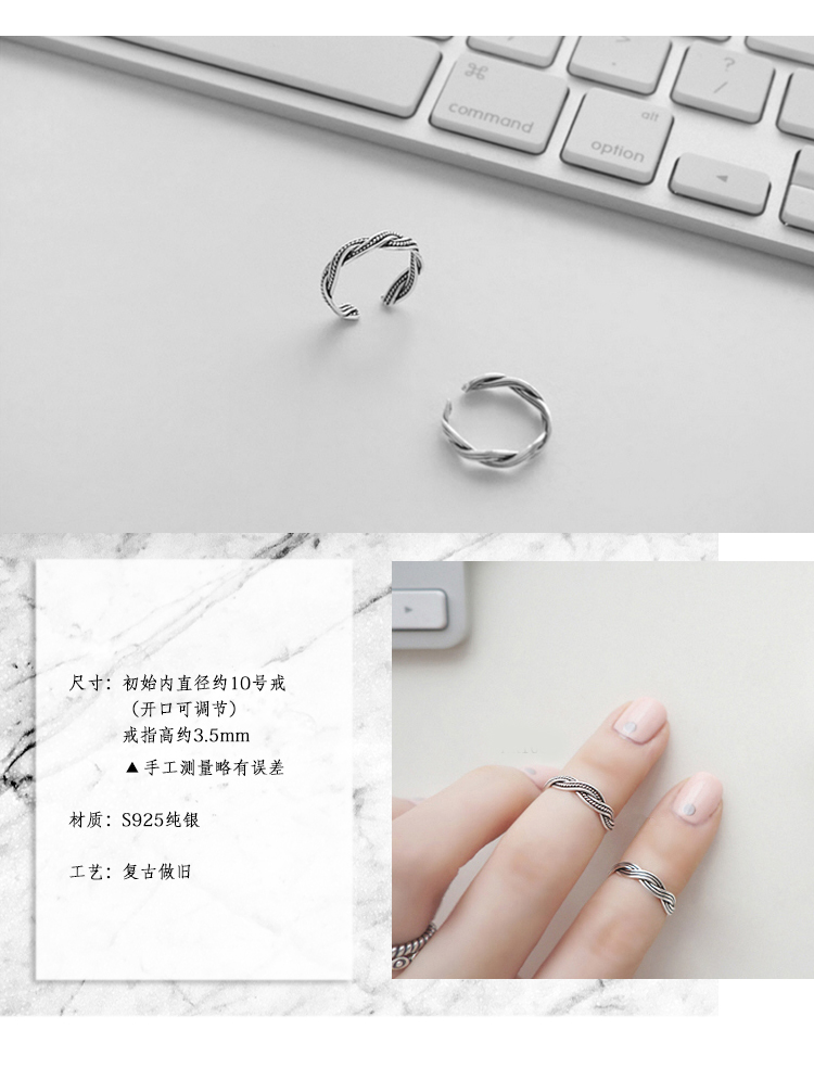 Bague Femme en Argenterie - Ref 3086850 Image 20