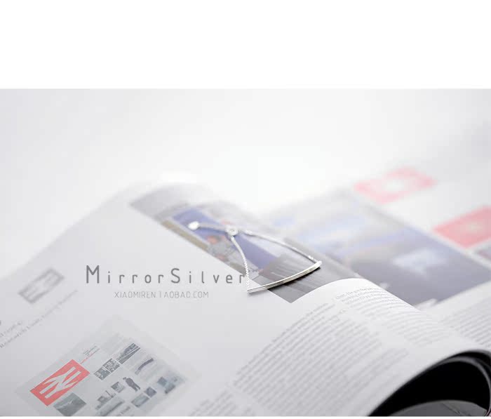 S925 sterling bạc nữ trang Hàn Quốc văn học tinh tế mô hình ống bạc tốt tươi đơn giản hoang dã thanh vuông hình học vòng chân nữ vòng chân