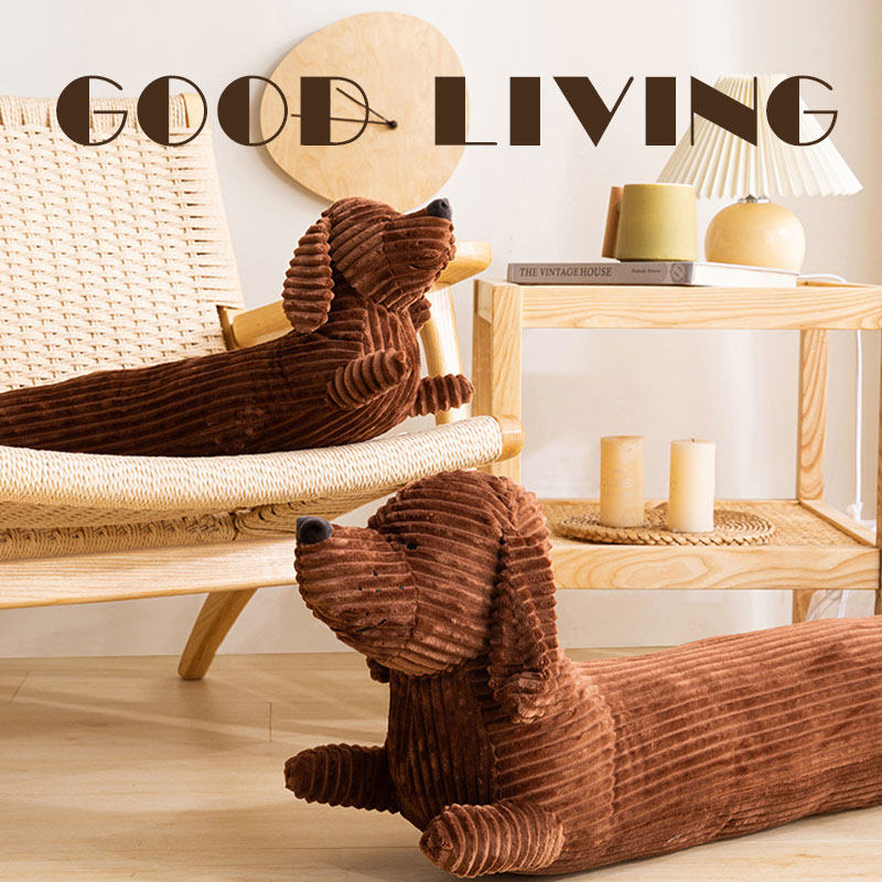 Sausage Dog Holding Pillow Strip Pillow Bed Boyfriend Sleeping Clip Legs Holding Ram Living-room Sofa Female Cute Doll Paparazzi