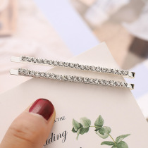 Japan and South Korea cute all-match hairpin fashion hair accessories rhinestone word clip student net red with the same side clip