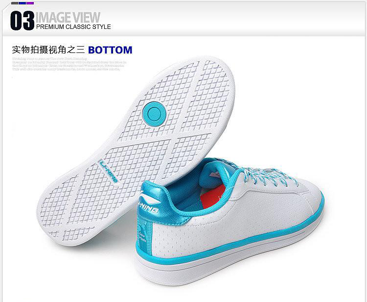 Giày tennis nữ mùa thu 2018 của Li Ning với giày văn hóa tennis thoáng khí ATCG010 mẫu giày tennis adidas 2021