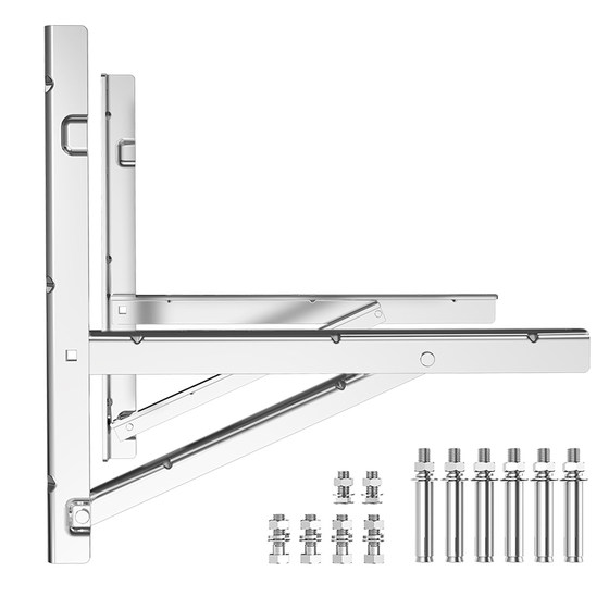 Thickened 304 stainless steel air conditioner outdoor unit bracket suitable for Midea Haier Gree universal 1.5/2/3 hanging rack