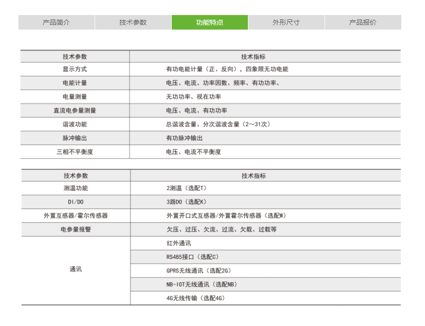 安科瑞4G基站电表ADW350WD-4G电信基站直流表