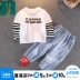 Quần áo trẻ em quần jeans xuân 2019 phiên bản mới của Hàn Quốc cho bé 3 quần mùa xuân quần denim trẻ em 7 tuổi thủy triều - Quần jean Quần jean
