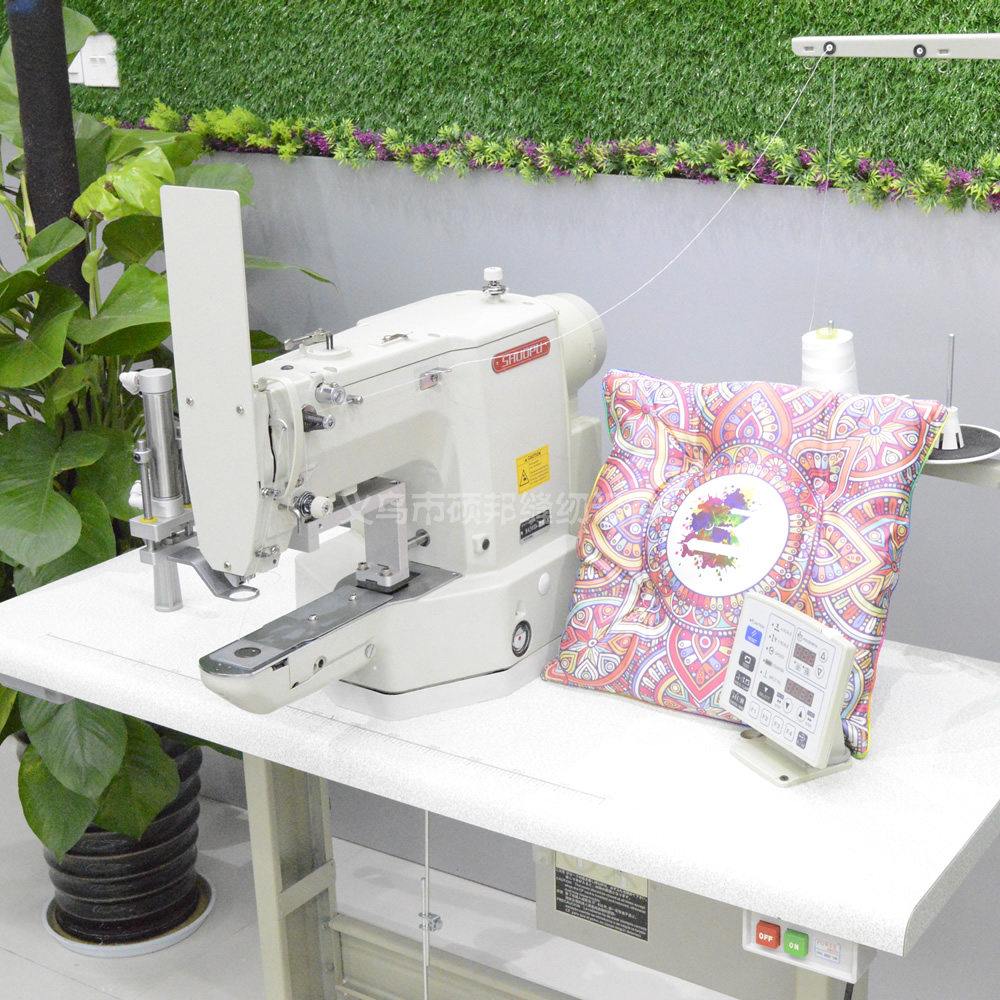 Back Cushion Round Hole Machine Seat Cushion Cuddler Round Hole Figure Machine Booking Point Machine Home Textile Sewing Machine Cushion Machine