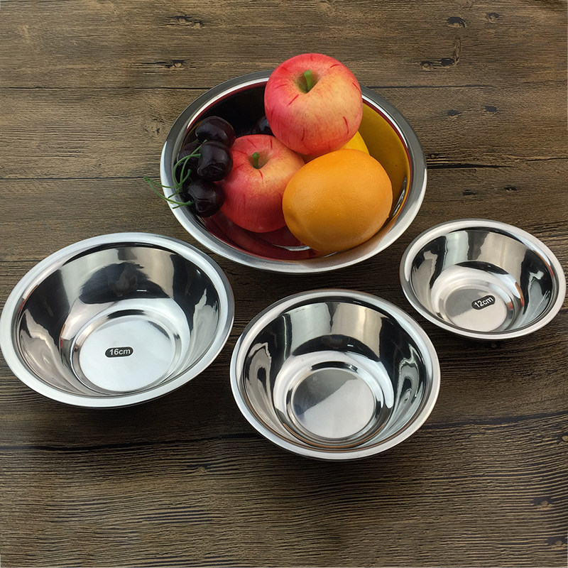 Stainless steel horse docket Spicy hot bowl thickening dish dish dish bowl Public nest pitch bowl