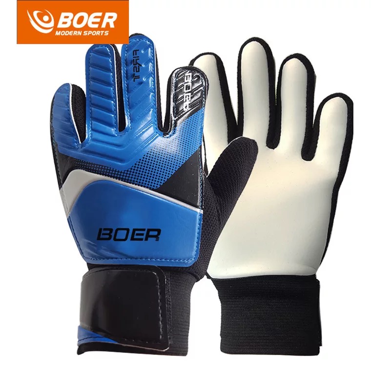 Professional goalkeeper gloves non-slip goalkeeper gloves half latex into children's football gloves