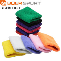 Polyester cotton towel wrist guard sports sweat absorption basketball wrist guard tennis wrist Logo custom