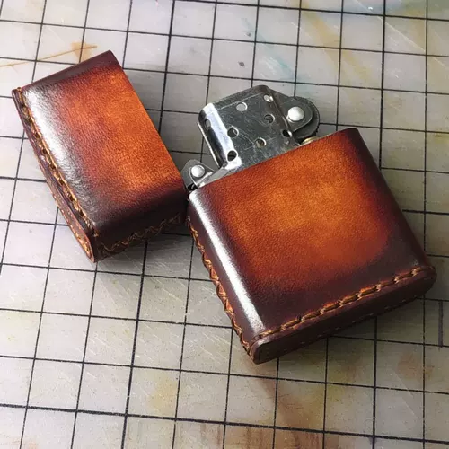 Vanacle Handmade Zippo кожаный корпус более легкий кожаный чехол для головы слой коровь