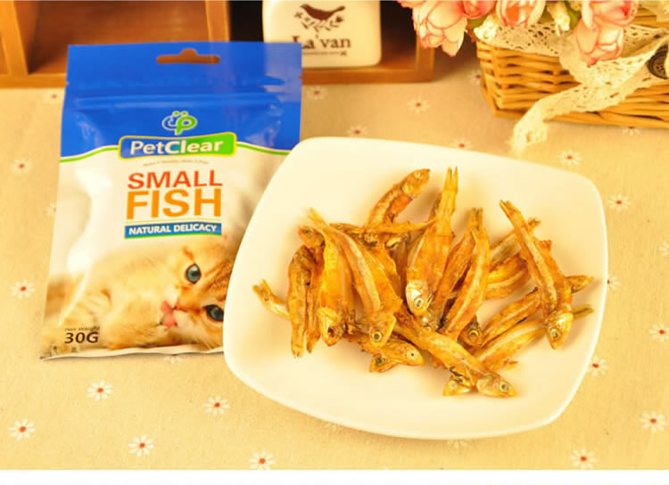 Mèo ăn nhẹ mèo thức ăn cá nhỏ khô tự nhiên biển sâu cá mol ăn nhẹ 30g canxi chăm sóc tóc mèo mèo mol mol thức ăn ướt cho mèo