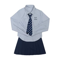 Лонгслив, юбка, комплект, галстук, 39см