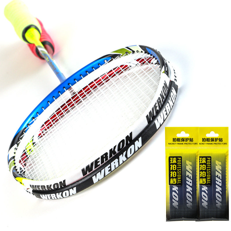 Badminton racket protection sticker frame anti-wear anti-break line bag edge anti-scratch sticker edge protection line tube sleeve protective frame racket head sticker
