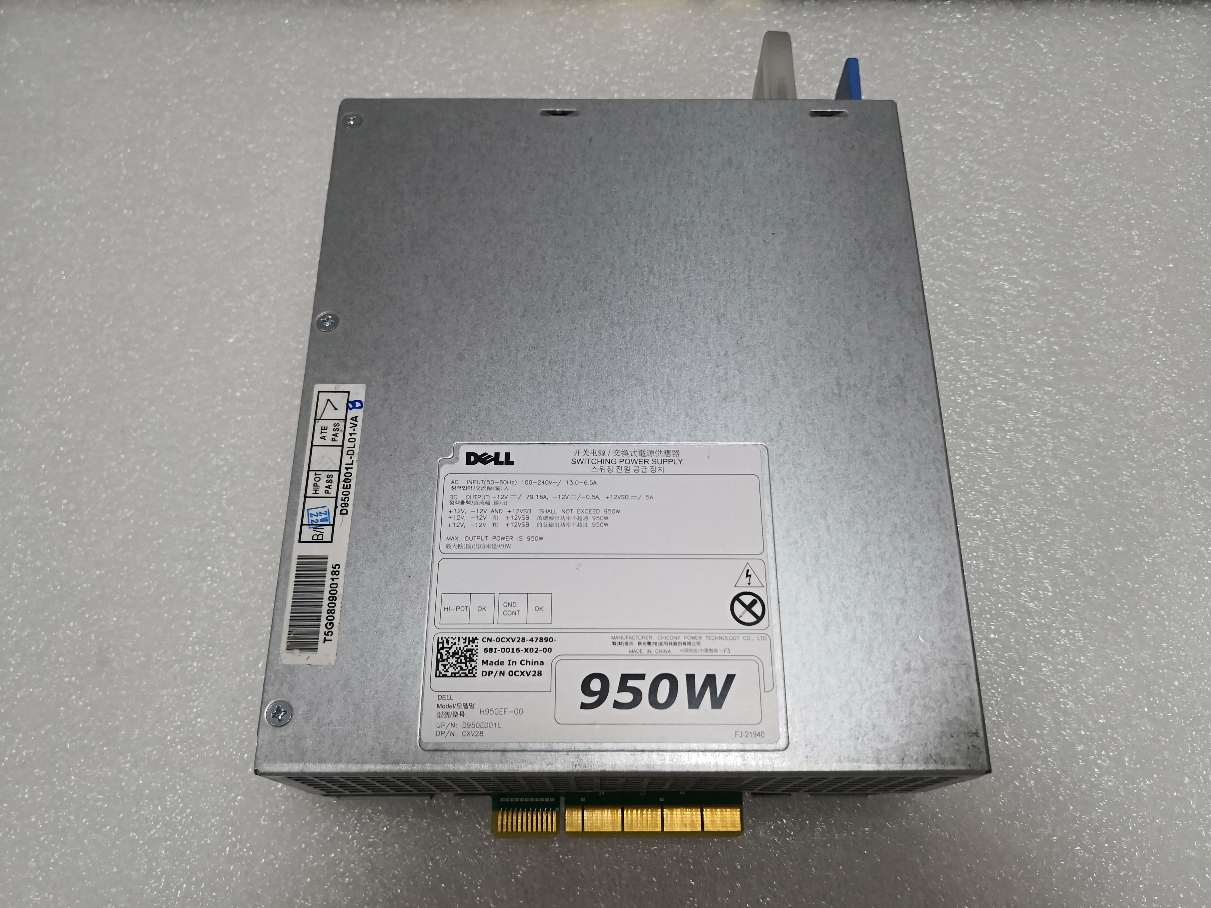 Dell T5820 T7820 T7920 950W Workstation power H950EF-00 H950EF-00 0CXV28 WGCH4