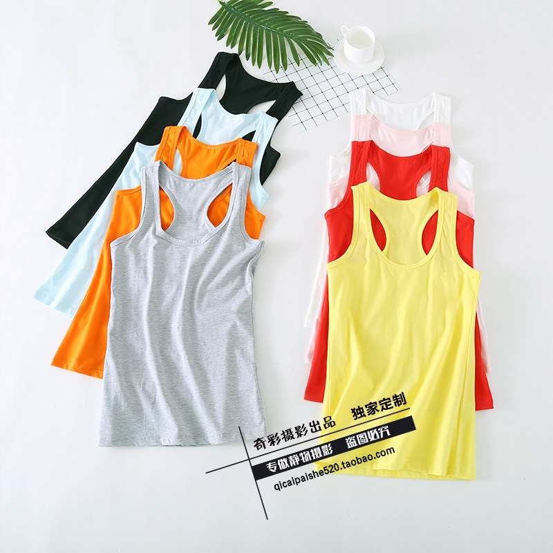 Hangzhou women's sling bra underwear vest tiled hanging photography still life bottoming shirt white bottom picture small and clear