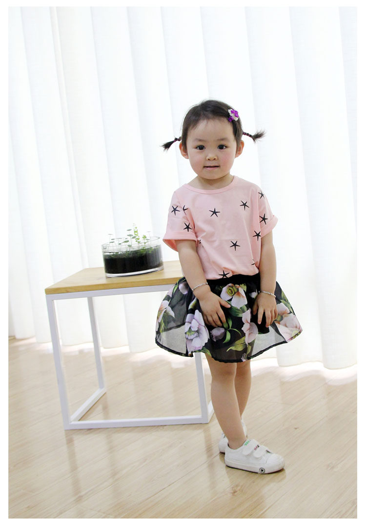 Jupe fillette en mélange - Ref 2048896 Image 10