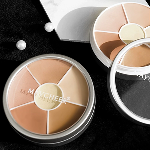 Тональный крем для лица, татуировка, шасси, шесть цветов, скрывает прыщи, против темных кругов под глазами