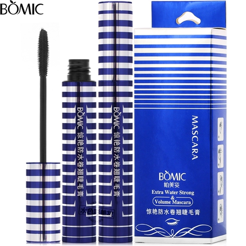 柏美姿 Удлиняющая завивающая водостойкая тушь, плотный длинный базовый крем для фиксации прически, долговременный эффект, не растекается